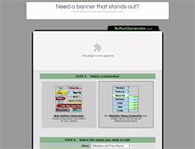 Tablet Screenshot of buttongenerator.com
